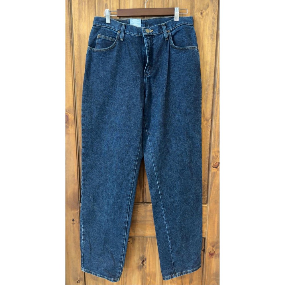 Wrangler Blues Jeans Womens 8X34 Blue NWT Relaxed Fit Tapered Leg HB101RD